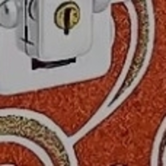 Red Quilted Pattern Faux Leather 2 Layer Jewelry Box  - Picture 3 of 5